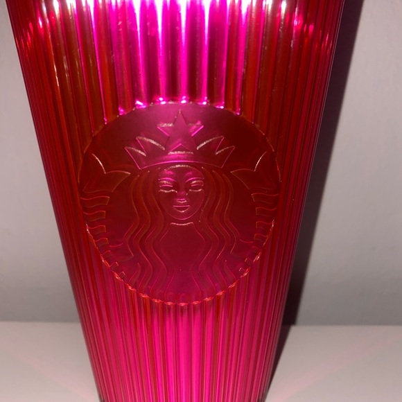 NWT Starbucks Pink Tumbler with Straw - Picture 4 of 5